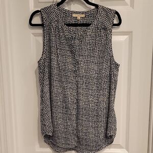 Chic Black and White Women's Blouse